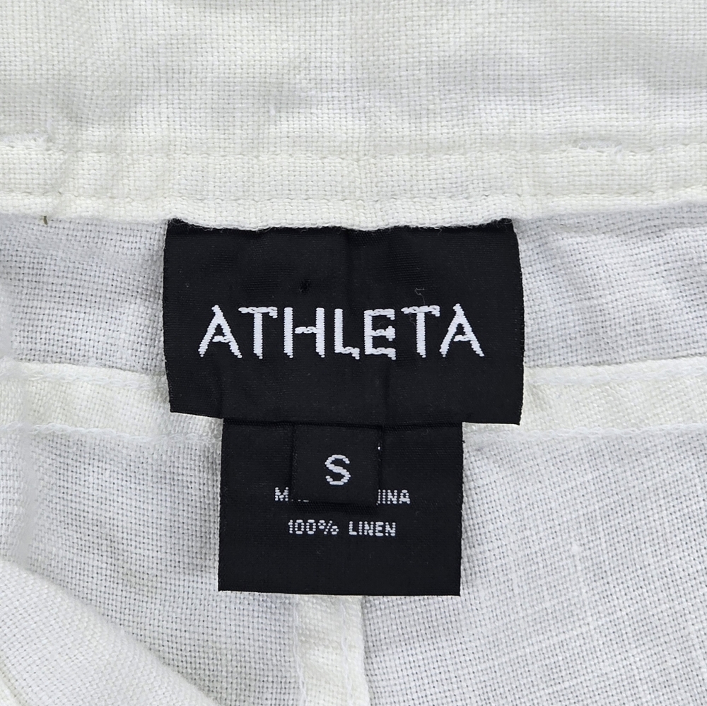 Athleta 100% Linen White Pants - Picture 5 of 9